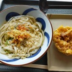 うまげな - かけうどんと4種類のかき揚げ