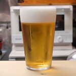 家庭料理 小川 - スーパードライ生ビール
