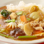桃花飯店 - 五目あんかけご飯　\780