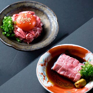 和牛ユッケ以外の和牛の生肉あり。