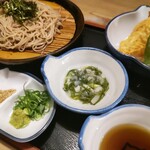 Noraya - 「黒麦天ざるうどん」1380円込み