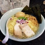 塩そば専門店 桑ばら - 温めた熱いシジミの力