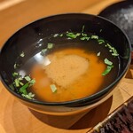 SUSHI-DINING たちばな - お味噌汁