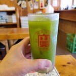 屋台居酒屋 大阪 満マル - 濃い緑茶ハイ美味し( "´༥`"  )