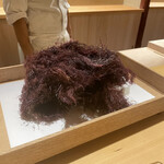 橦木町 しみず - 天草も見せて頂きました