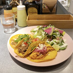 Kitade Takosu - ランチセット　3TACOS