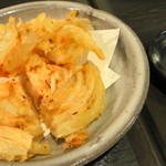 高田馬場日本酒研究所 - 【2013年4月】桜海老と新玉ねぎのかき揚げ680円！