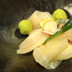 高田馬場日本酒研究所 - 【2013年4月】こちらはお刺身、研究所お得盛り1480円！