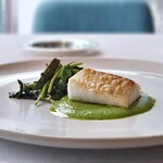 FARO - マナガツオのソテー 九条ネギとレモングラス