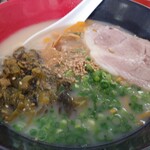 長崎らーめん 西海製麺所 - 高菜らーめん670円赤麺かため