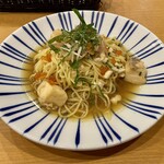 ぎをん椿庵 - 愛媛産真鯛の和風ラグー香味野菜の冷たい生パスタ