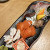 Osakana Dining Kiraku - 刺身盛り（一品が終わってしまったので4点盛り）