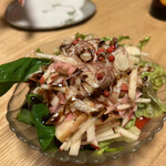 Osakana Dining Kiraku - 新生姜とリンゴのサラダ