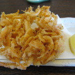 そば打ち幸甚 - 季節限定　さくらえび（天敵）のかきあげ・・・