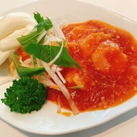中国料理 吉珍樓 ルーセントタワー店 - 海老のチリソース