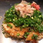 広島屋 - 肉玉そばイカ天ねぎ増し