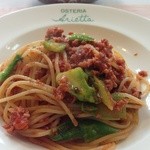 オステリア　アリエッタ - ミンチしたタコのトマトスパゲティー