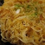 海鮮料理 天海 - しらすかき揚げ アップ