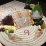 せいもん払い - イカの活き造り