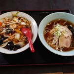 台湾料理 盛華 - ラーメンセット　750円
            （中華飯＋醤油ラーメン）