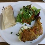 Barolo - ランチの鶏肉のコンフィ