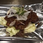 Teppanyaki To Okonomiyaki Mishimaya - 牛ハツのタレ焼き