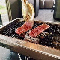 HANARE - 石垣牛は、炙って出されます。
