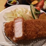 とんかつ和食 豚花百万石 - ロースかつ