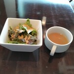 BOICHI - ランチのサラダ＆カップスープ