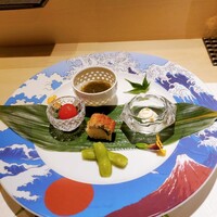 北新地 鮨 栞庵 やましろ - 前菜　