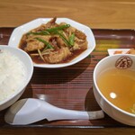 大阪王将 - 白身魚の甘酢定食