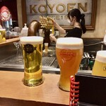 CRAFT BEER KOYOEN - 私のビール・注ぎ中