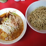 ラーメン二郎 - 小ラーメン＋つけ麺（少なめ）　790＋100円