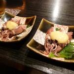 おたべや - ホタルイカの辛子酢味噌