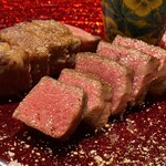 ステーキ鉄板焼 まつ井 - 松阪牛イチボ