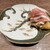 クロモリ - 料理写真:鮎と72ヶ月熟成の生ハム じゃがいものフリット風 麻辣ソース