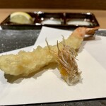 Meieki Sushi Amano - 車海老の天婦羅