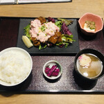 Nanaya - チキン黒酢南蛮定食９５０円