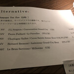 Alternative - 今回のシャンパンラインナップ