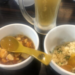 中国料理 安記 土橋店 - 麻婆豆腐と炒飯