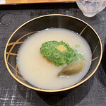 みつき - 海老真薯　オクラ叩き　秋茗荷　辛子　白味噌