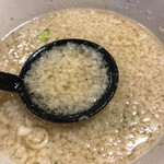 ラーメン もん吉 - ひもかわつけ麺のつけ汁