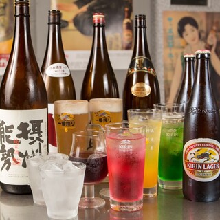 生ビール付き飲み放題は770円～