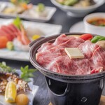 Kurabuchi Kawaura Onsen Hamayuu Sansou - 【ご宿泊様専用夕食（イメージ）】　肉料理は上州牛や大和ポークなど群馬県産のお肉を使用。