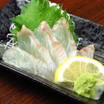 Flounder sashimi