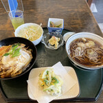ニュー新川 - 牛丼セット(そば)