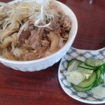香福 - ミニ肉丼(350円)