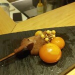 焼鳥 山もと - レバーちょうちん