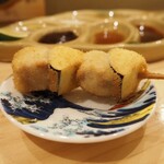 串揚げ かたやま - 豚ヒレと茄子