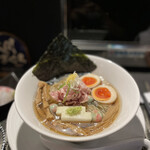 酒肴場 屯 - 【限定】冷やしらぁ麺（真昆布水×がごめ昆布水）¥1000